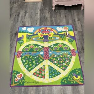 Melissa & Doug Vibrant Peace Garden Play Mat
